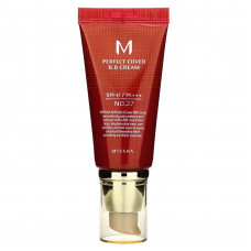 Missha, Perfect Cover BB Cream, BB-крем, SPF 42 PA+++, оттенок 27 медовый бежевый, 50 мл