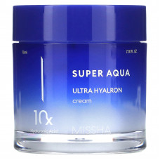 Missha, Super Aqua, ультра гиалроновый крем, 70 мл (2,36 жидк. Унции)