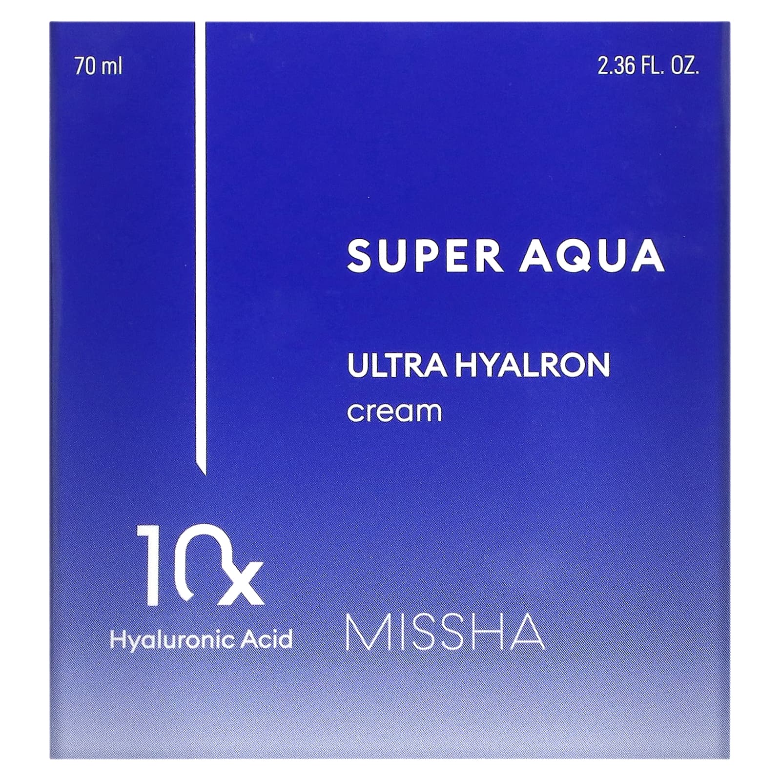 Missha, Super Aqua, ультра гиалроновый крем, 70 мл (2,36 жидк. Унции)