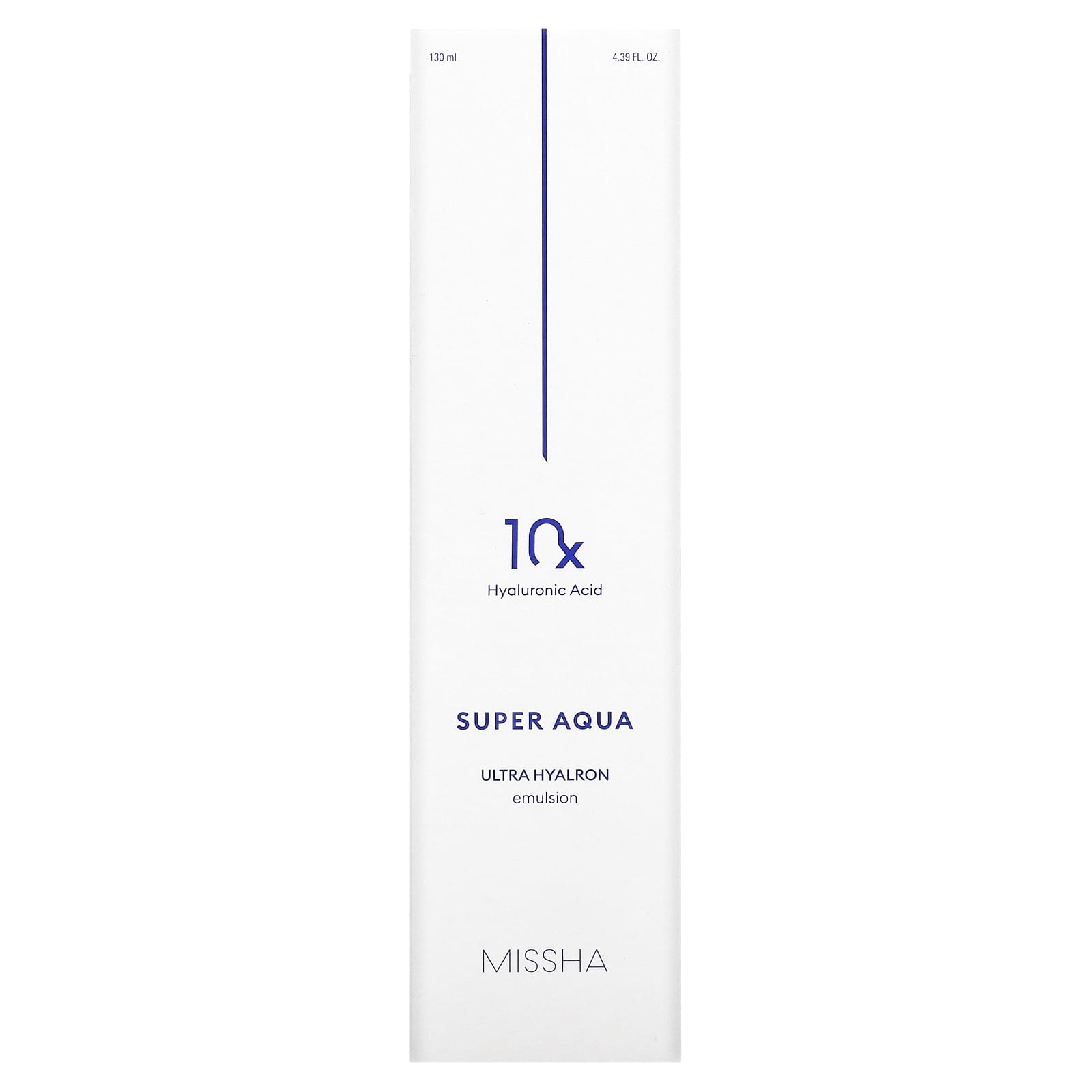 Missha, Super Aqua, ультра гиалроновая эмульсия, 130 мл (4,39 жидк. Унции)