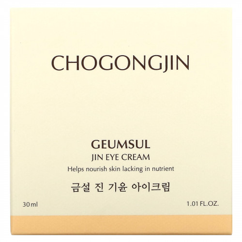 Missha, Chogongjin, крем для кожи вокруг глаз кымсульцзин, 30 мл (1,01 жидк. Унции)