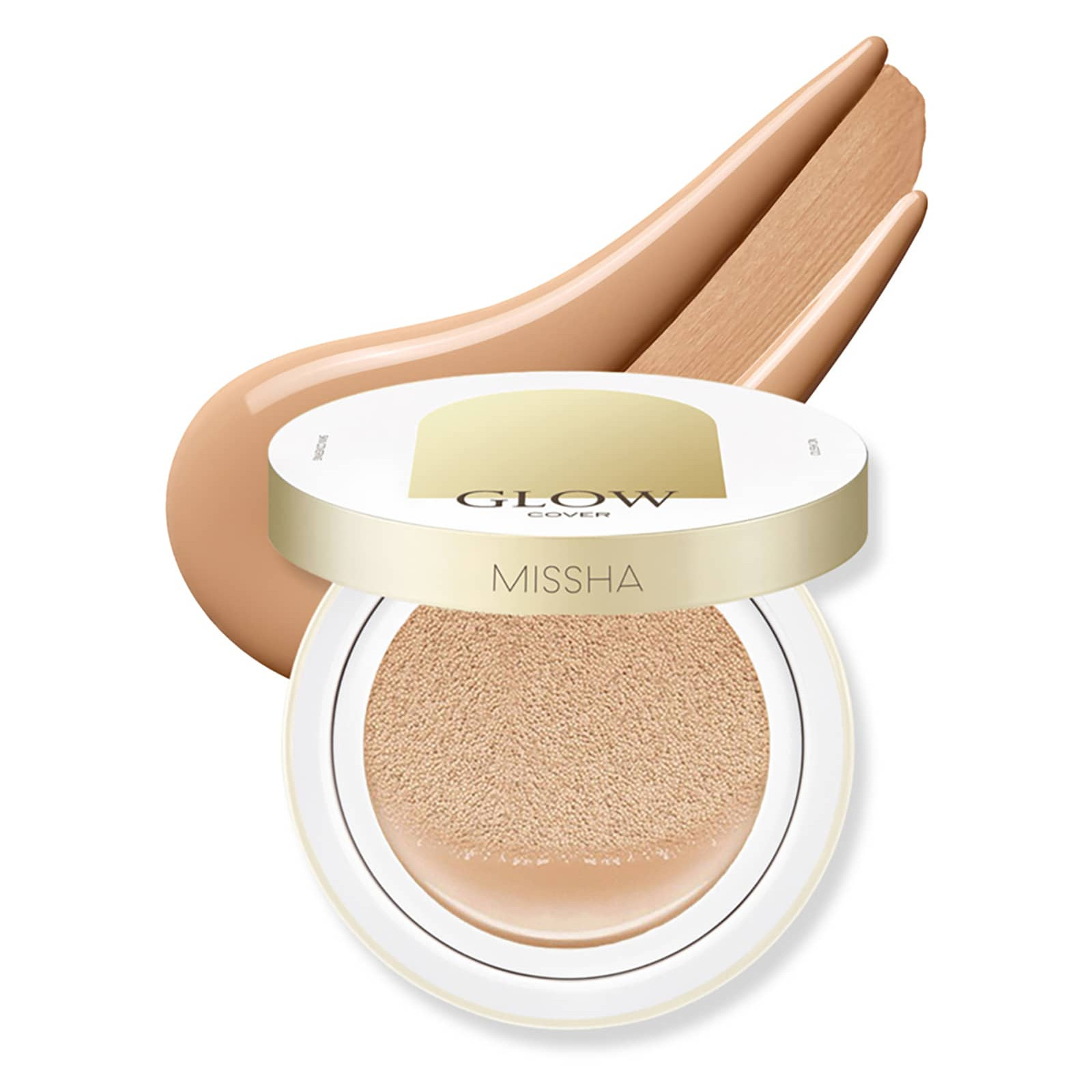 Missha, Glow Cushion, No 25, янтарный, 14 г (0,49 унции)