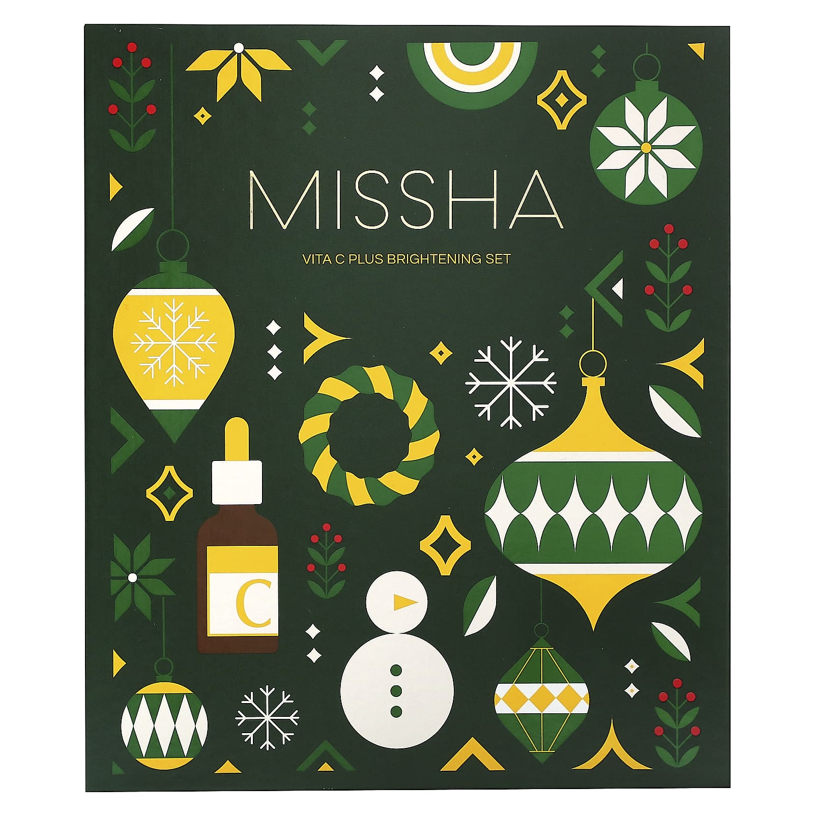 Missha, Vita C Plus Brightening Set, Holiday Edition, набор из 6 предметов