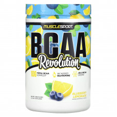 MuscleSport, BCAA, Revolution, черничный лимонад, 450 г (15,9 унции)