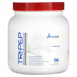 Metabolic Nutrition, Tri-Pep, аминокислота с разветвленной цепью, без добавок, 400 г