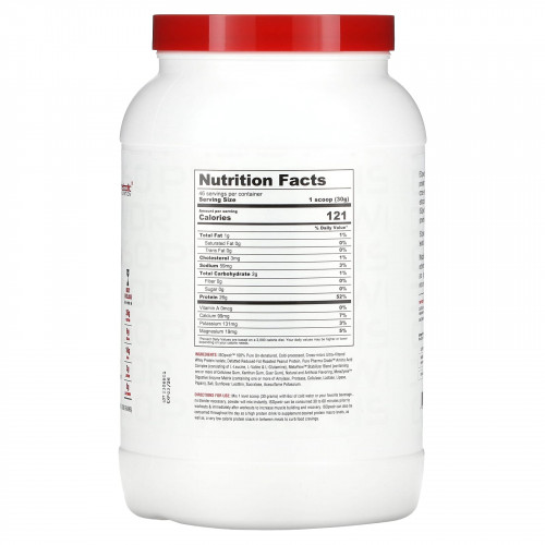 Metabolic Nutrition, ISOpwDR, изолят сывороточного протеина, со вкусом печенья с арахисовой пастой, 1380 г (3,04 фунта)