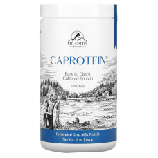 Mt. Capra, Caprotein, высококачественный протеин из козьего молока, ваниль, 1 ф. (453 г)