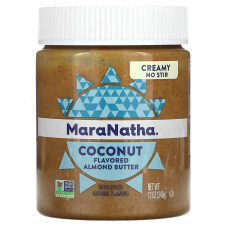 MaraNatha, органическая миндальная паста, кокос, сливочный вкус, 340 г (12 унций)