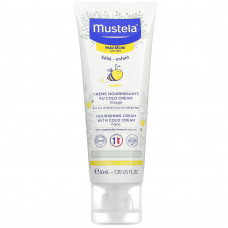 Mustela, питательный охлаждающий детский крем для лица, для сухой кожи, 40 мл (1,35 жидк. унции)