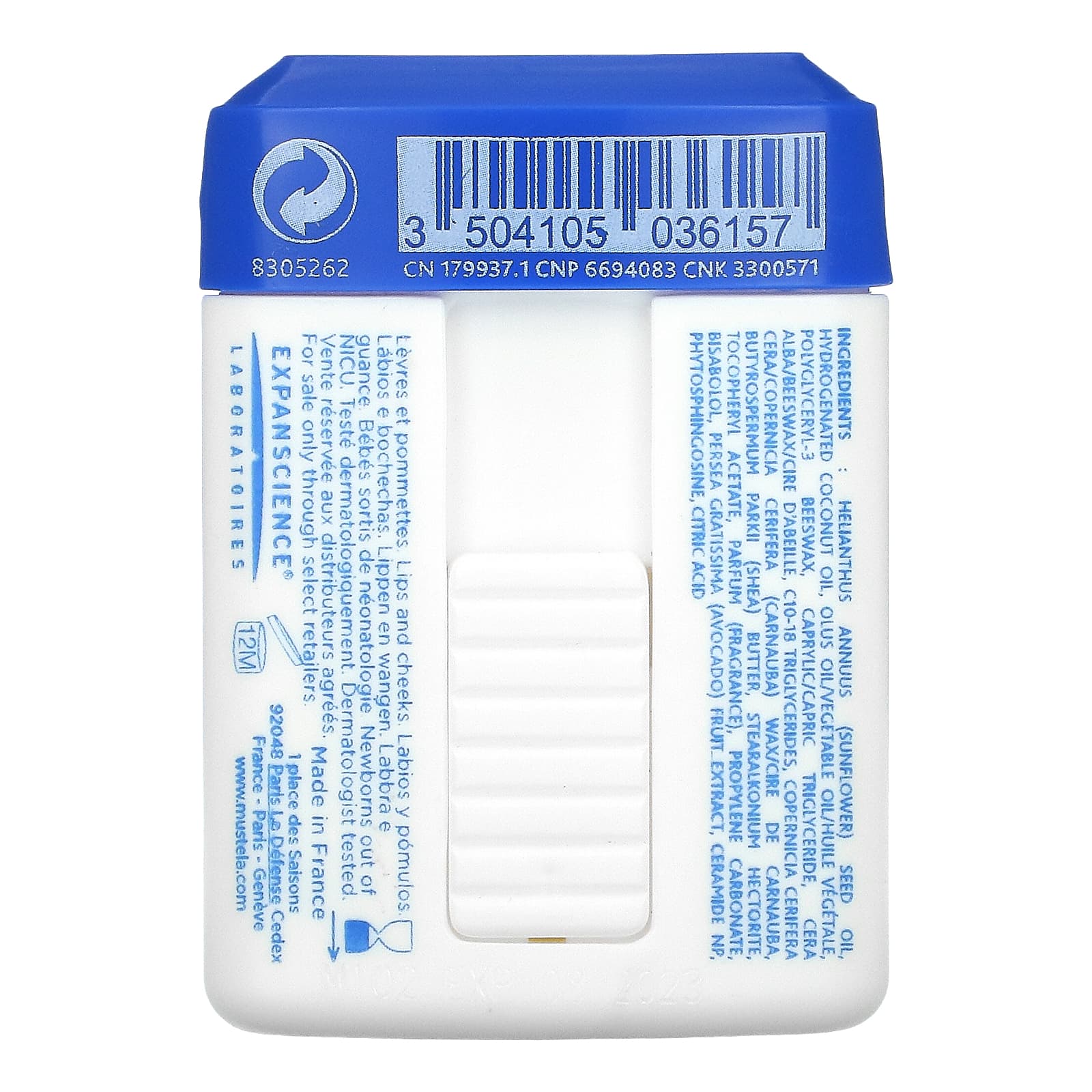 Mustela, Baby, питательный стик с холодным кремом, 9,2 г (0,32 унции)