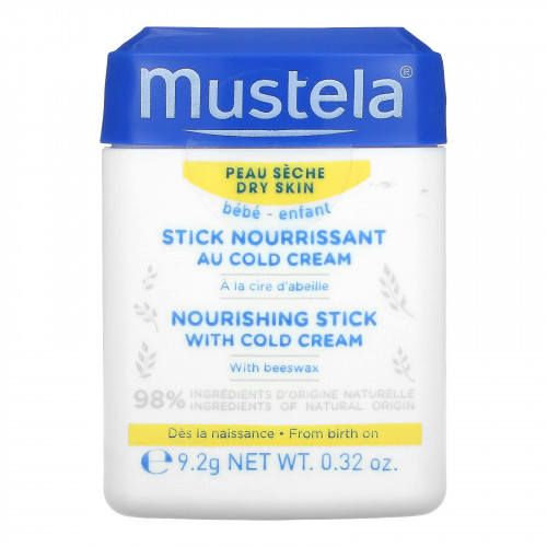 Mustela, Baby, питательный стик с холодным кремом, 9,2 г (0,32 унции)