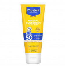 Mustela, минеральное солнцезащитное средство для детей, SPF 50, 100 мл (3,38 жидк. унции)