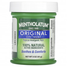 Mentholatum, Оригинальная мазь, 85 г (3 унции)