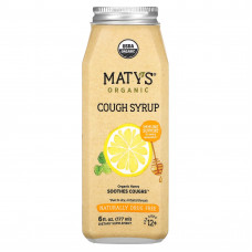 Maty's, Органический сироп от кашля, для детей от 12 лет, 177 мл (6 жидк. Унций)