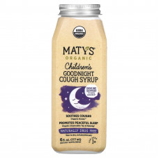Maty's, Органический детский сироп от кашля, для детей от 1 года, 177 мл (6 жидк. Унций)