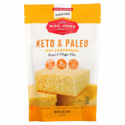 Miss Jones Baking Co, Keto & Paleo, смесь не кукурузного хлеба и маффинов, 210 г (7,4 унции)