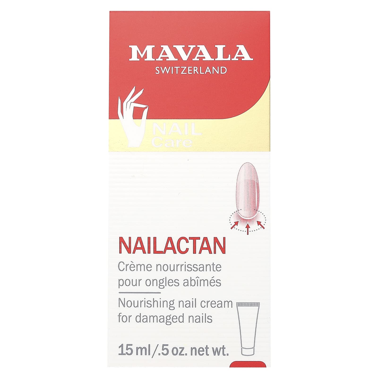 Mavala, Питательный крем для ногтей Nailactan, 15 мл