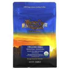 Mt. Whitney Coffee Roasters, органический кофе из Перу, молотый кофе, средней обжарки, 340 г (12 унций)