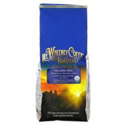 Mt. Whitney Coffee Roasters, органический кофе из Перу, зерновой, средней обжарки, 907 г (32 унций)