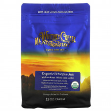 Mt. Whitney Coffee Roasters, Organic Ethiopia Guji, кофе в зернах, средней обжарки, 340 г (12 унций)