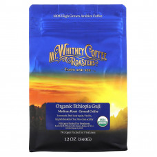 Mt. Whitney Coffee Roasters, Organic Ethiopia Guji, молотый кофе, средней обжарки, 340 г (12 унций)