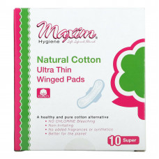 Maxim Hygiene Products, Ultra Thin Winged Pads, супер, без запаха, 10 подушечек