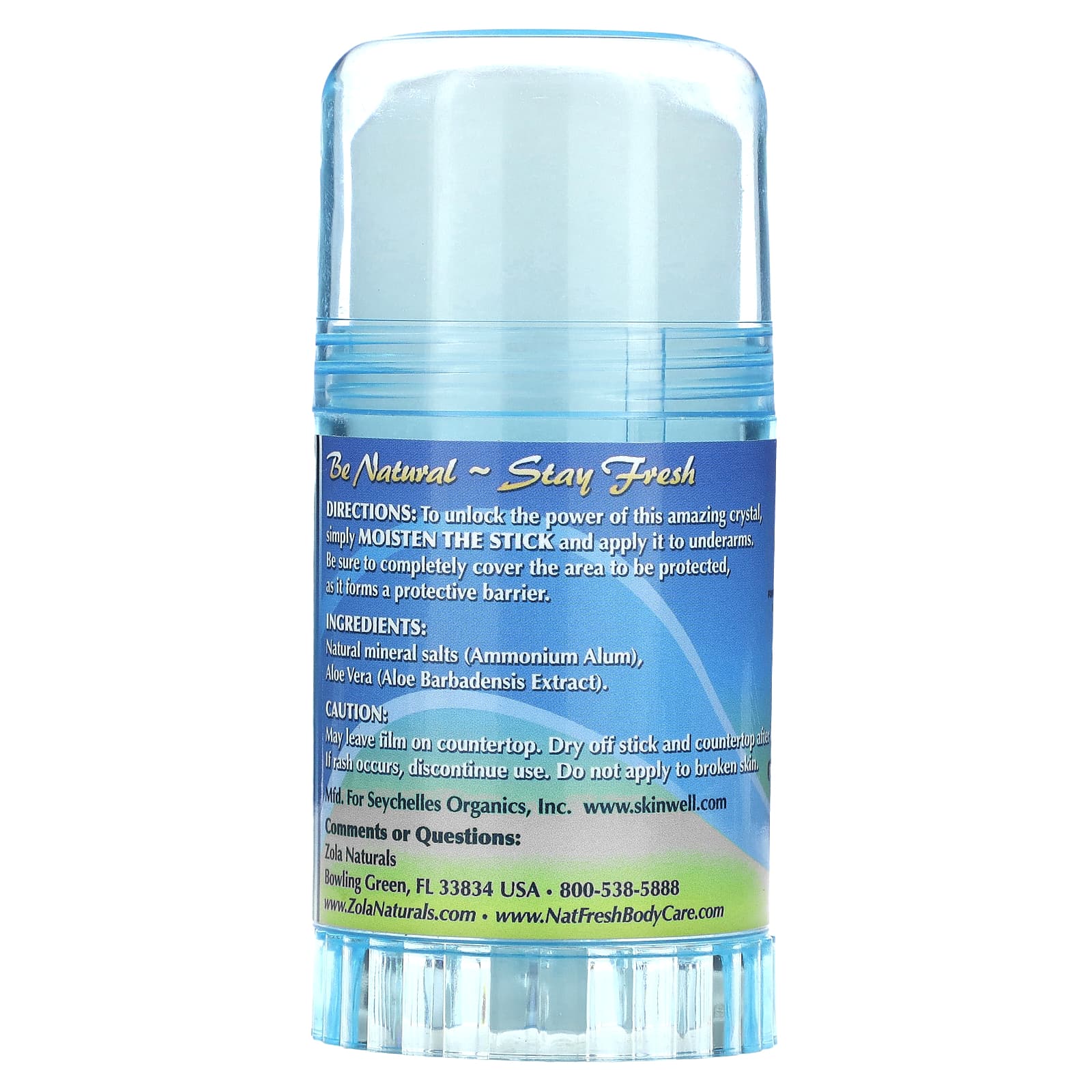 Naturally Fresh, Naturally Fresh, Deodorant Crystal, дезодорант, без отдушки, 120 г (4,5 унции)