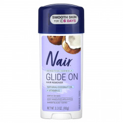 Nair, Средство для удаления волос, Glide On, формула для чувствительной кожи, 93 г (3,3 унции)