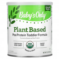 Nature's One, Baby's Only, смесь для малышей с гороховым протеином, от 12 до 36 месяцев, 360 г (12,7 унции)