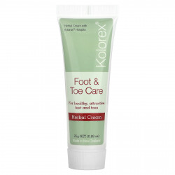 Kolorex, Foot & Toe Care, травяной крем для ног, 25 г (0,88 унции)
