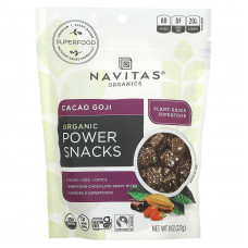 Navitas Organics, Органические Power Snacks, како и годжи, 227 г (8 унций)