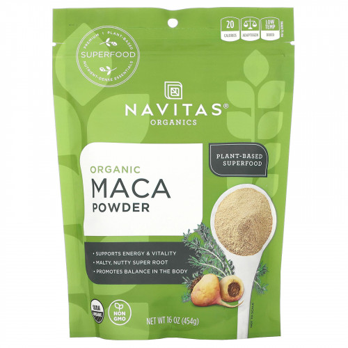 Navitas Organics, Органический порошок маки, 454 г