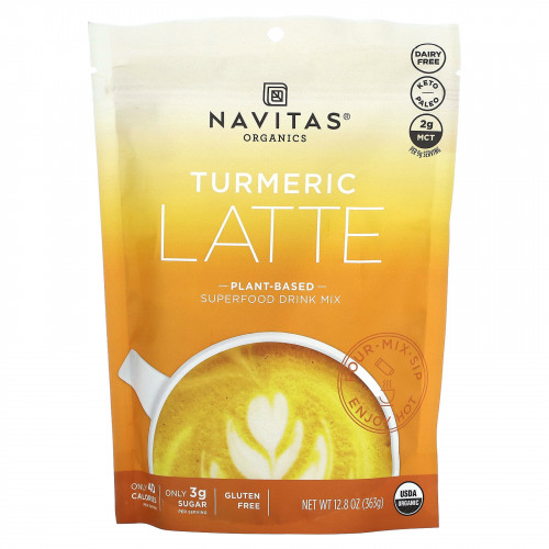 Navitas Organics, Латте с куркумой, 363 г (12,8 унции)