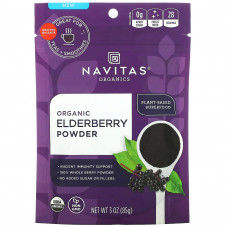 Navitas Organics, Органический порошок из бузины, 85 г (3 унции)