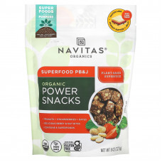 Navitas Organics, Organic Power Snacks, Superfood PB&J, 227 г (8 унций)