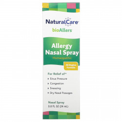 NaturalCare, BioAllers, назальный спрей против аллергии, 24 мл (0,8 жидк. унции) (Товар снят с продажи) 