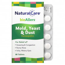 NatraBio, BioAllers, лечение домашней аллергии, 60 таблеток