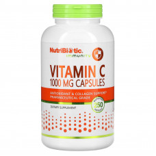 NutriBiotic, Immunity, витамин C, 1000 мг, 250 капсул