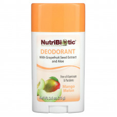 NutriBiotic, дезодорант, дыня с манго, 75 г (2,6 унции)