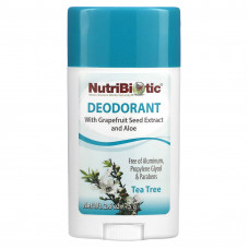 NutriBiotic, Дезодорант, чайное дерева, 2.6 унции (75 г)