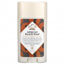 Nubian Heritage, Дезодорант с защитой 24 часа, африканское черное мыло, 64 г
