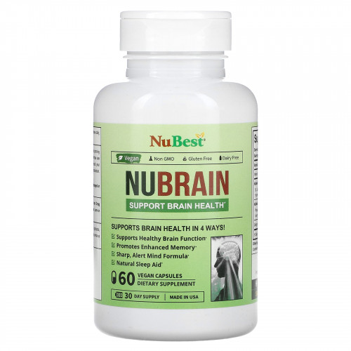 NuBest, Nubrain`` 60 веганских капсул