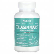 NuBest, Коллаген премиального качества Nubest, улучшенное усвоение, 90 капсул