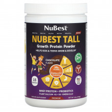 NuBest, Tall, протеиновый порошок для роста, для детей и подростков от 2 лет, шоколад, 340 г (12 унций)
