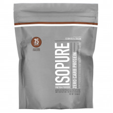 Isopure, протеиновый порошок без углеводов, печенье и сливки, 454 г (1 фунт)