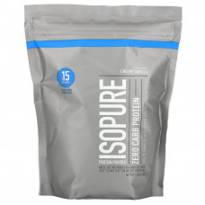 Isopure, без углеводов, протеиновый порошок, ванильный крем, 454 кг (1 фунт)