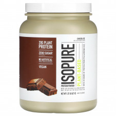 Isopure, Растительный протеиновый порошок, шоколад, 621 г (1,37 фунта)