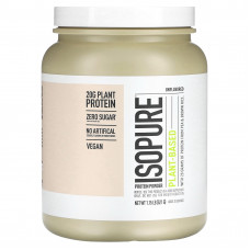 Isopure, Протеиновый порошок на растительной основе, без добавок, 521 г (1,15 фунта)