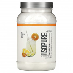 Isopure, Infusions, протеиновый порошок, цитрусовый лимонад, 900 г (1,98 фунта)