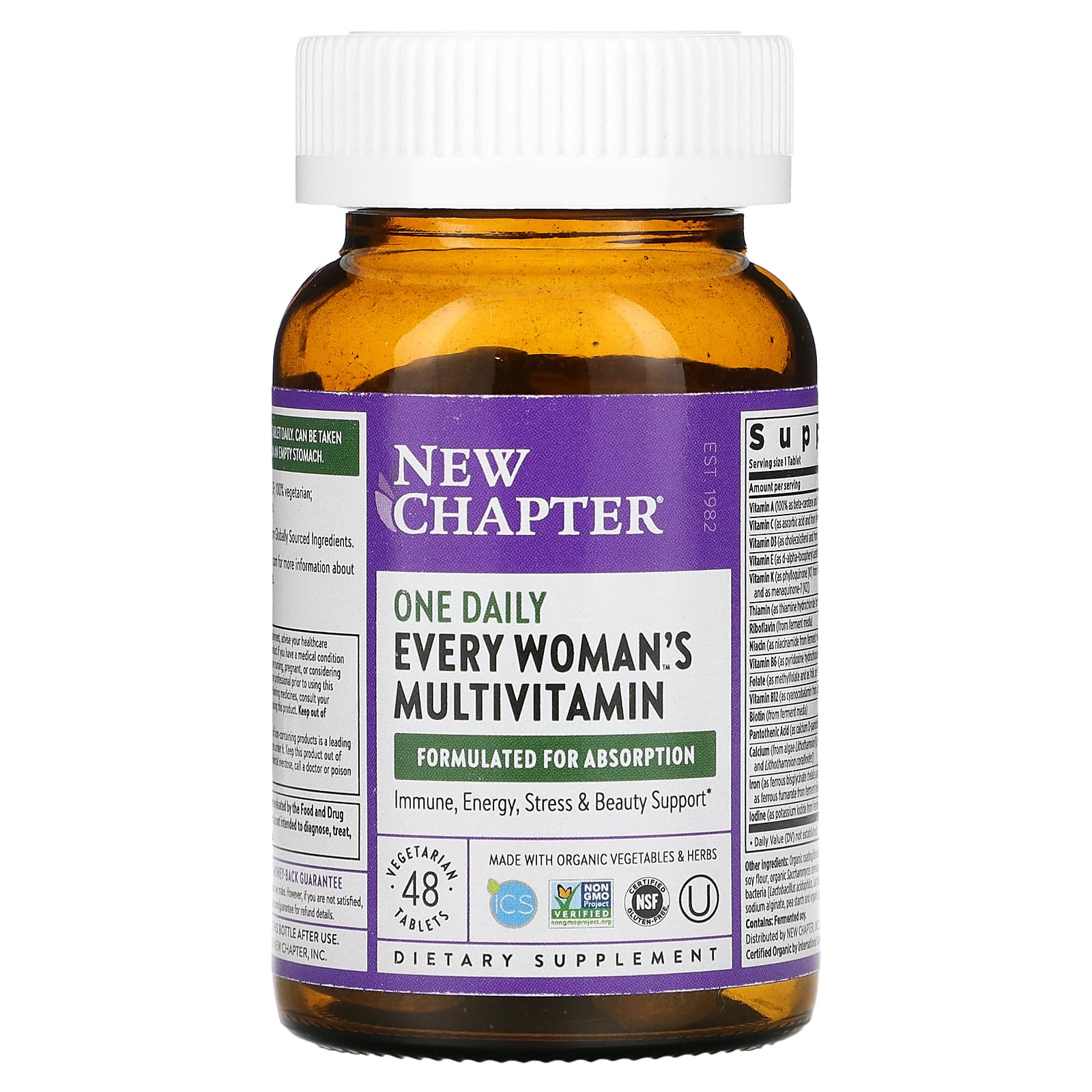 New Chapter, Препарат Every Woman's One Daily Multi, 48 таблеток